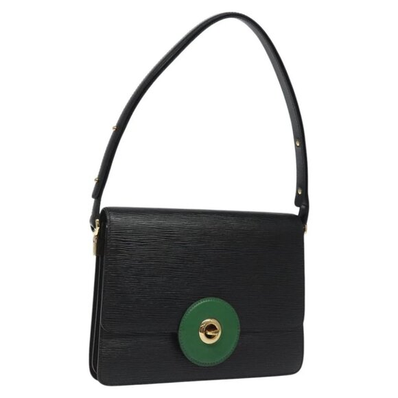 LOUIS VUITTON Epi Free Run Shoulder Bag Green Black - Picture 1 of 15